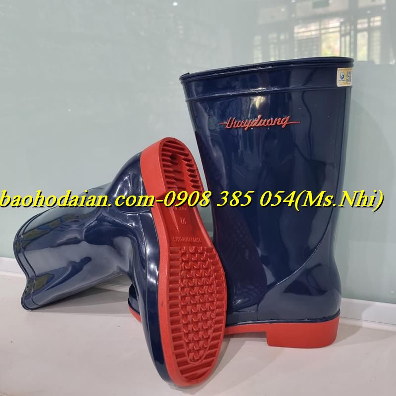 Ủng nhựa công Nhân Chính Hãng Thùy Dương- Màu Dương Đỏ - 285- Hình thật