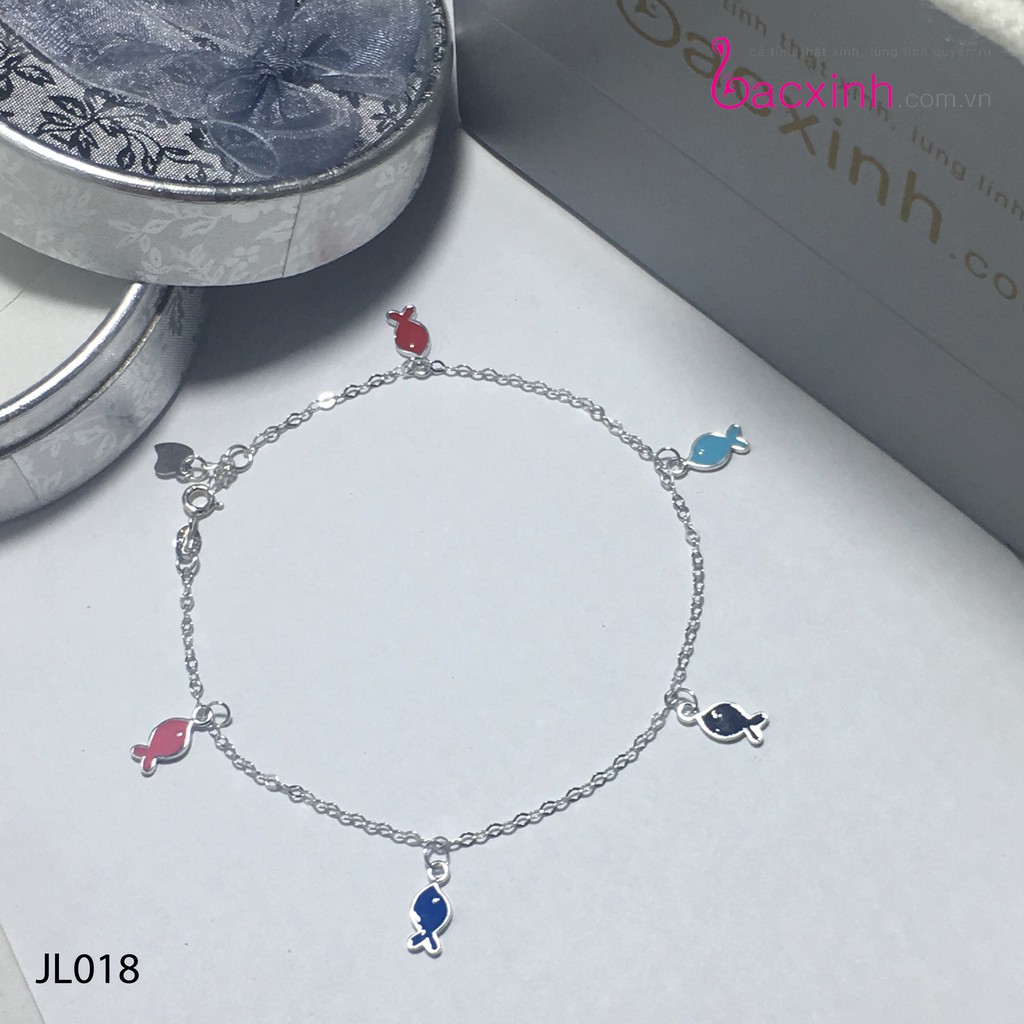 Lắc chân bạc Ý 925 Bạc Xinh Huệ Ngân Con Cá JL018 | BigBuy360 - bigbuy360.vn