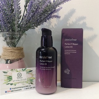 [HSD: 05/2025] Sữa Dưỡng Từ Thảo Mộc Quý Innisfree Perfect 9 Repair Lotion EX 160ml