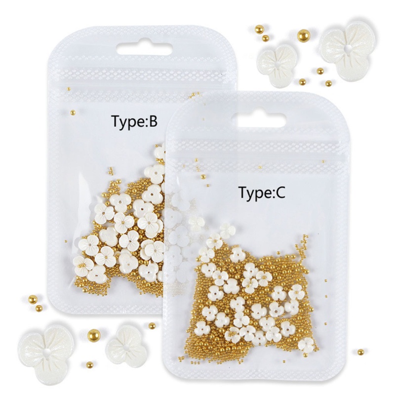 Hạt Thép Hình Hoa Mini Trang Trí Móng Tay Nghệ Thuật