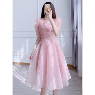 Đầm xoè tiểu thư dự tiệc (Có ảnh thật)