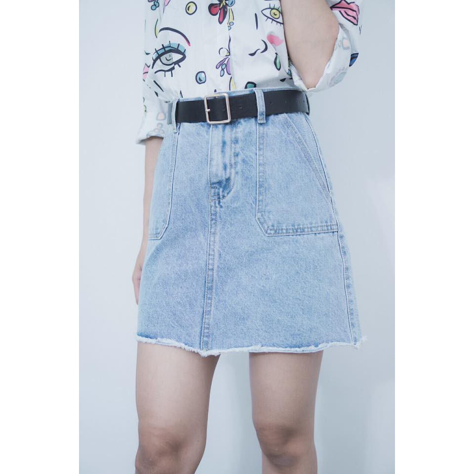 FREESHIP ĐƠN 99K_Chân váy jean A 2 túi | BigBuy360 - bigbuy360.vn