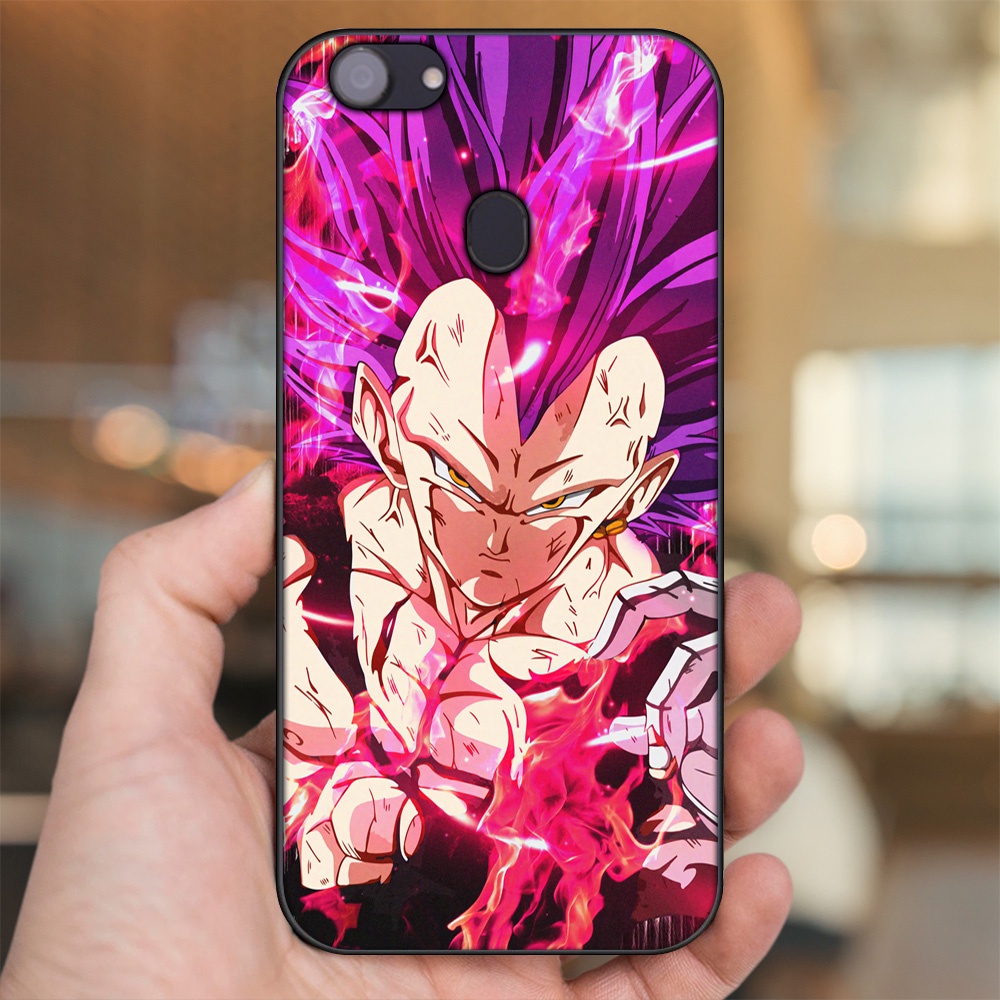 Ốp lưng Oppo F5, F5 Youth, F7 viền đen in hình Vegeta Dragon Ball