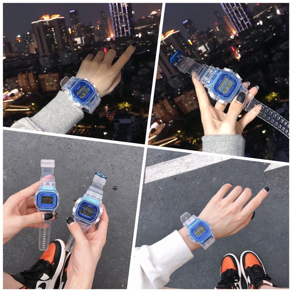 [Mã FAMAYFA2 giảm 10K đơn 50K] ĐỒNG HỒ NAM NỮ SHHORS VUÔNG DÂY TRONG SUỐT D360 CAO CẤP SIÊU ĐẸP | BigBuy360 - bigbuy360.vn