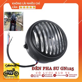 [COMBO] ĐÈN PHA XE MÁY ĐỘ DÁNG SU GN125 KÈM LƯỚI BẢO VỆ | ĐỘ CAFE RACER, TRACKER | CHẤT LƯỢNG CAO