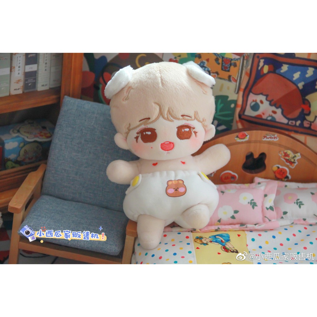 Quần sịp bông bự thú nhiều màu cho doll 15cm 20cm