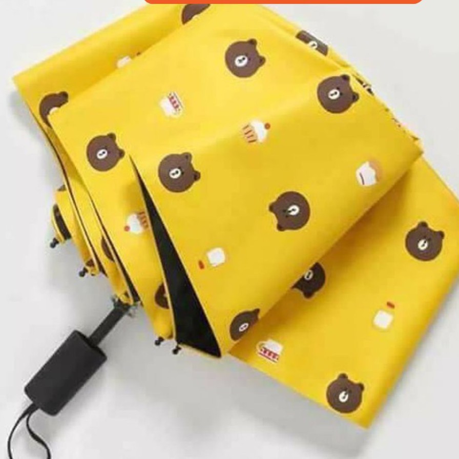 Ô - Dù Hình Gấu Gấp Gọn Mini Chống Tia UV