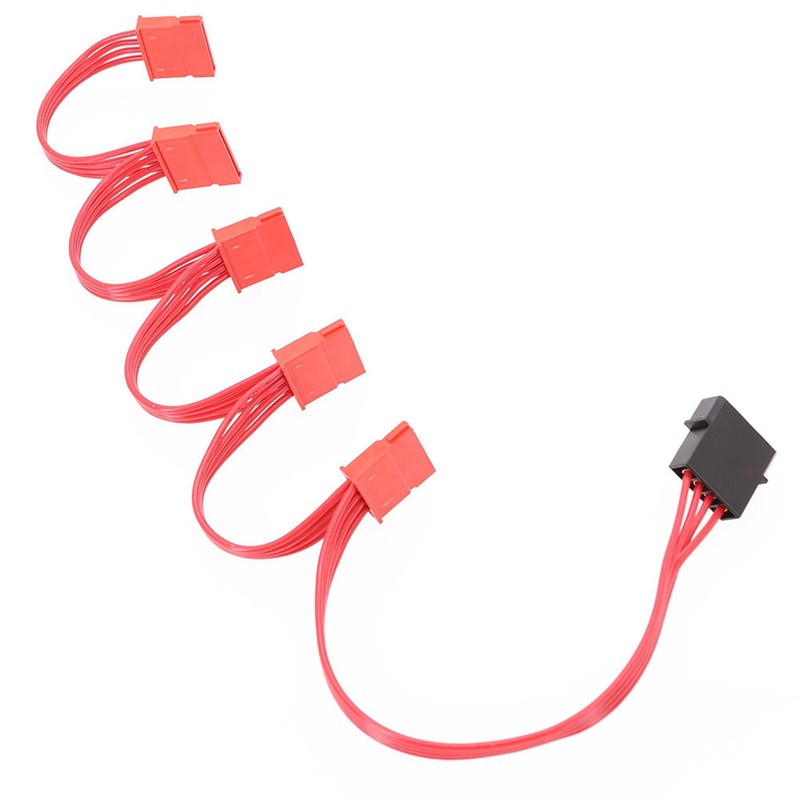 Set 2 Dây Cáp Nguồn Sata 4pin Ide Molex Sang 5 X Sata | BigBuy360 - bigbuy360.vn