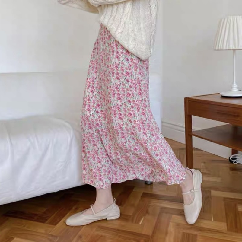 Chân váy voan hoa nhí 40202 CHERRYCOCO | BigBuy360 - bigbuy360.vn