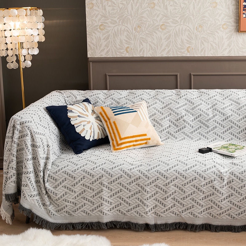 Vỏ Bọc Ghế Sofa Cao Cấp Chống Trượt Phong Cách Bắc Âu