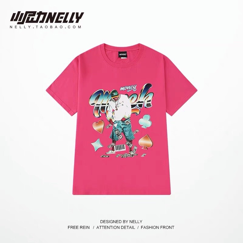 Áo phông nelly hồng A14-05