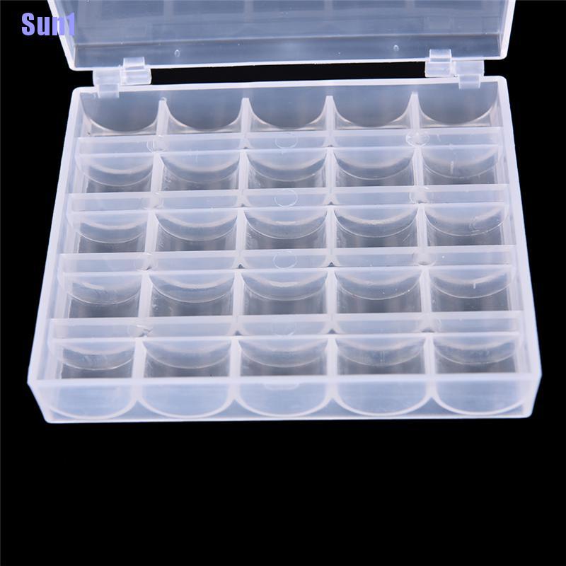 Hộp Nhựa Đựng 25 Cuộn Chỉ Tiện Lợi
