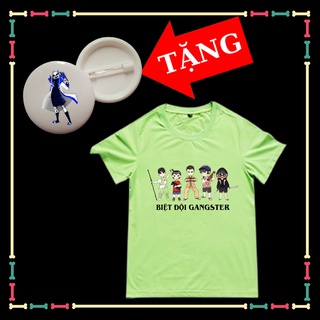 Tăng HUY HIỆU Sans Áo thun biệt đội gangster cho trẻ em đủ size áo từ 10kg đến 90kg