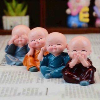 Bộ tượng 4 điều KHÔNG : KHÔNG NGHE- KHÔNG NÓI- KHÔNG NHÌN- KHÔNG NGHĨ