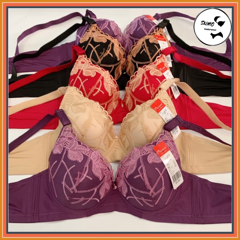 Áo lót ren hoa bigsize, phom quả áo to, không đệm mút, có gọng nâng định hình chống xệ, cúp B,C. Áo ngực to 3231.