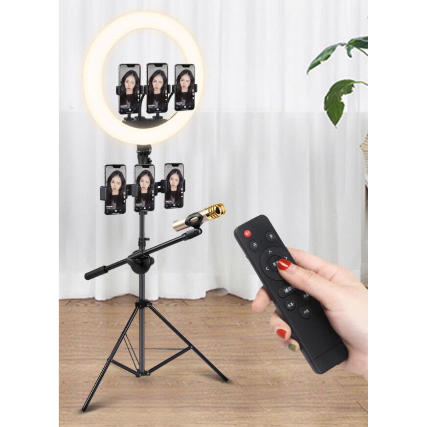 ĐÈN LIVESTREAM BÁN HÀNG CÓ REMOTE, CHỤP HÌNH MAKE UP ,XĂM/PHUN CHÂN MÀY-MÔI,NỐI MI - CARRYSA_SHOP - HCM