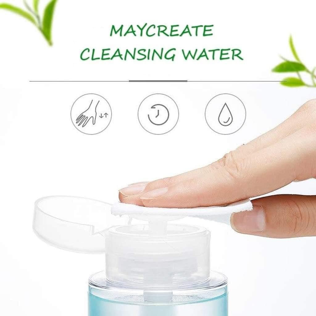 Nước Tẩy Trang 300ml Làm Sạch Sâu MayCreate Nắp Trắng