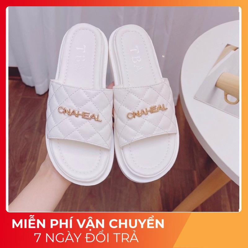 dép bánh mi chanel mẫu mới 2021 ( ảnh thật - video thật ) ( dép bánh mì 2cm)