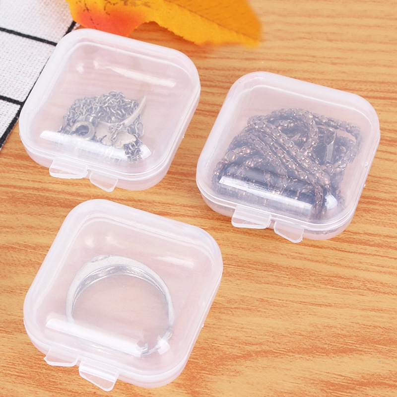 Hộp Nhựa Mini Đựng Phụ Kiện Trang Sức Tiện Lợi