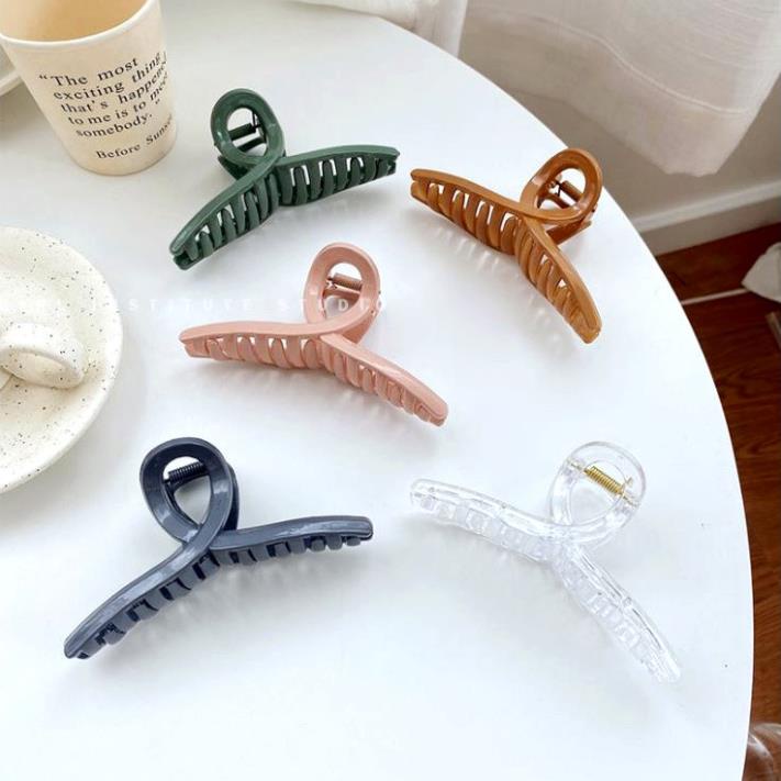 Kẹp Tóc Hàn Quốc, Kẹp Tóc Càng Cua Size 10cm Nhiều Màu Đơn Giản Cá Tính C61
