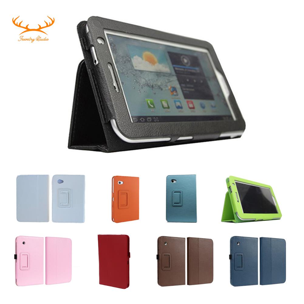 Bao Da Máy Tính Bảng Màu Nâu Cho Samsung Galaxy Tab 2 P3100 / P3110 7-inch