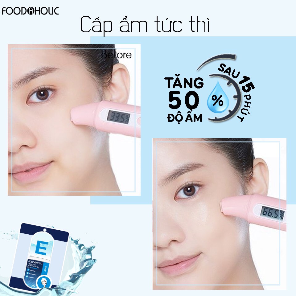 Mặt Nạ Foodaholic Vitamin E  Derma Deep Hydrating Mask With Vitamin E Cấp Nước Phục Hồi Da 23g