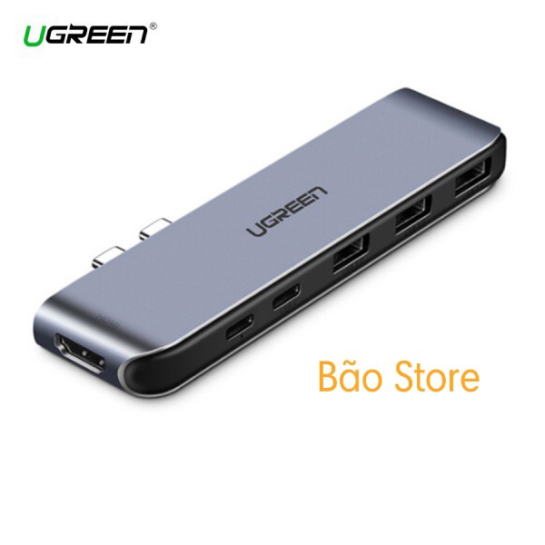 [Freeship] DUAL USB TYPE C TO HDMI + 3 USB 3.0 + PD UGREEN 50963