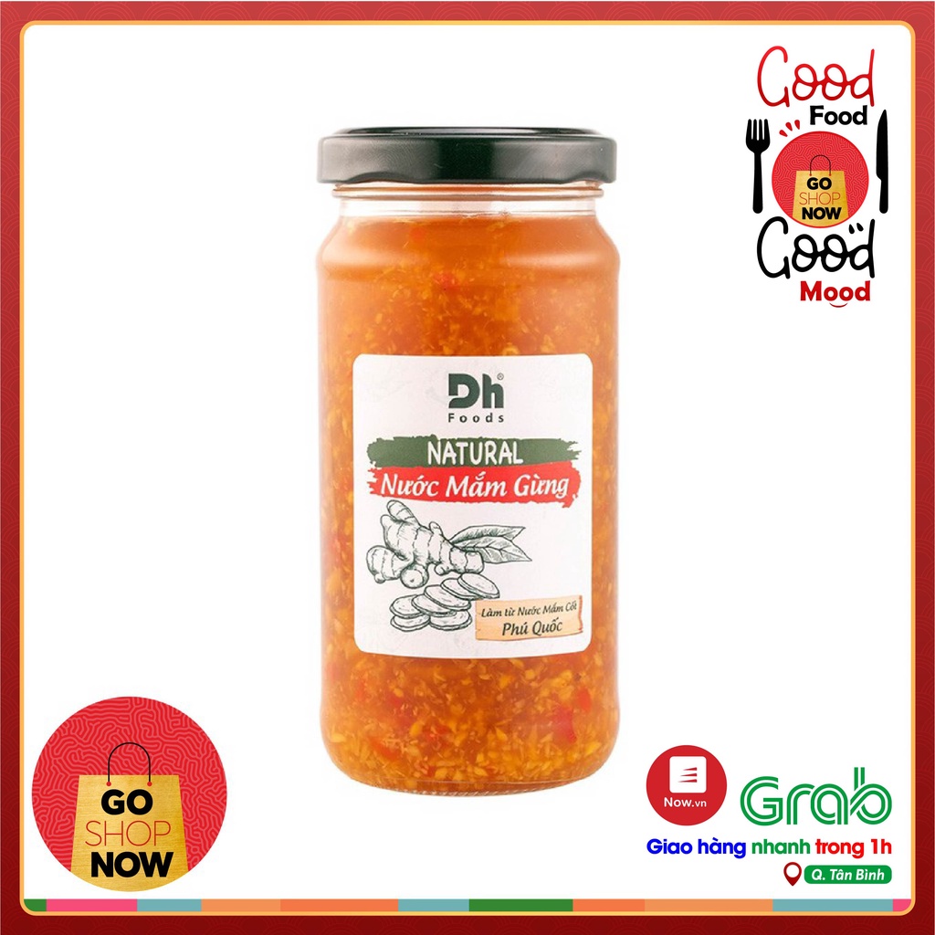 [𝐃𝐇𝐅𝐨𝐨𝐝𝐬] Nước Mắm Gừng (khối lượng tịnh 200ml) - chấm các món ốc rất ngon