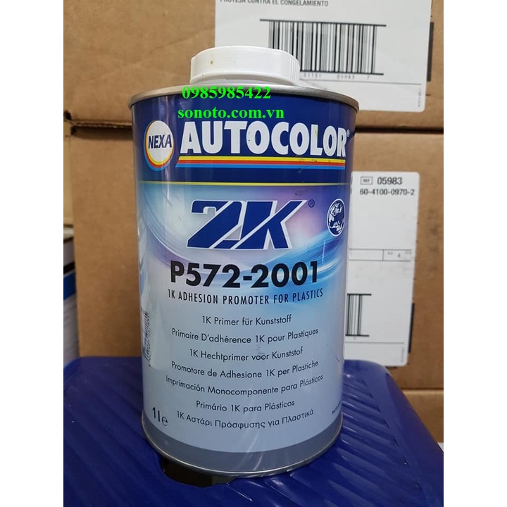 P572-2001 Sơn lót trên nhựa Malaysia hãng Nexa Autocolor thuộc tập đoàn PPG loại 1Lít ( Sơn oto xe máy )