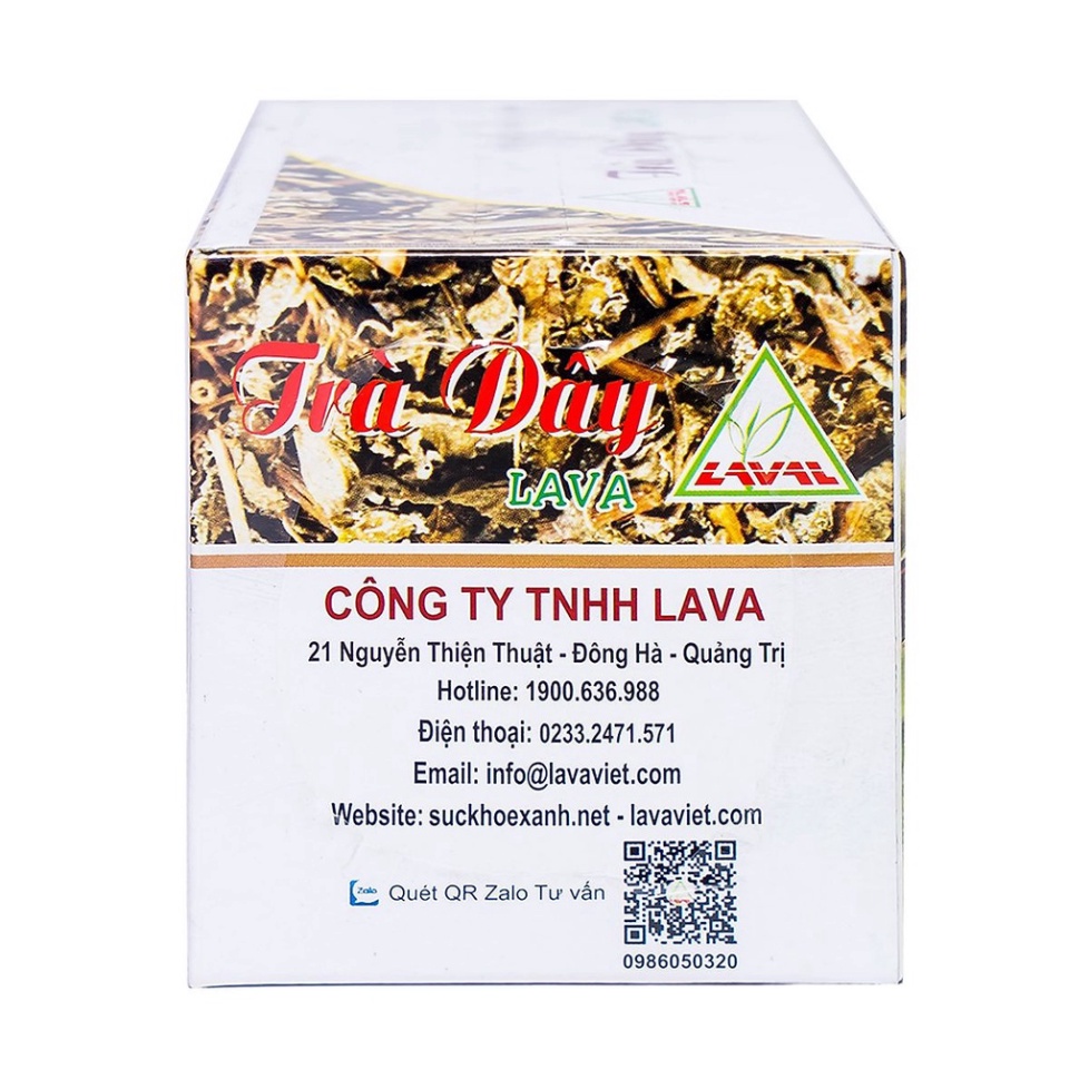 [Chính hãng] TRÀ DÂY LAVA - GIẢI PHÁP CHO VIÊM LOÉT DẠ DÀY VÀ KHUẨN HP - HỘP 30 GÓI TÚI LỌC