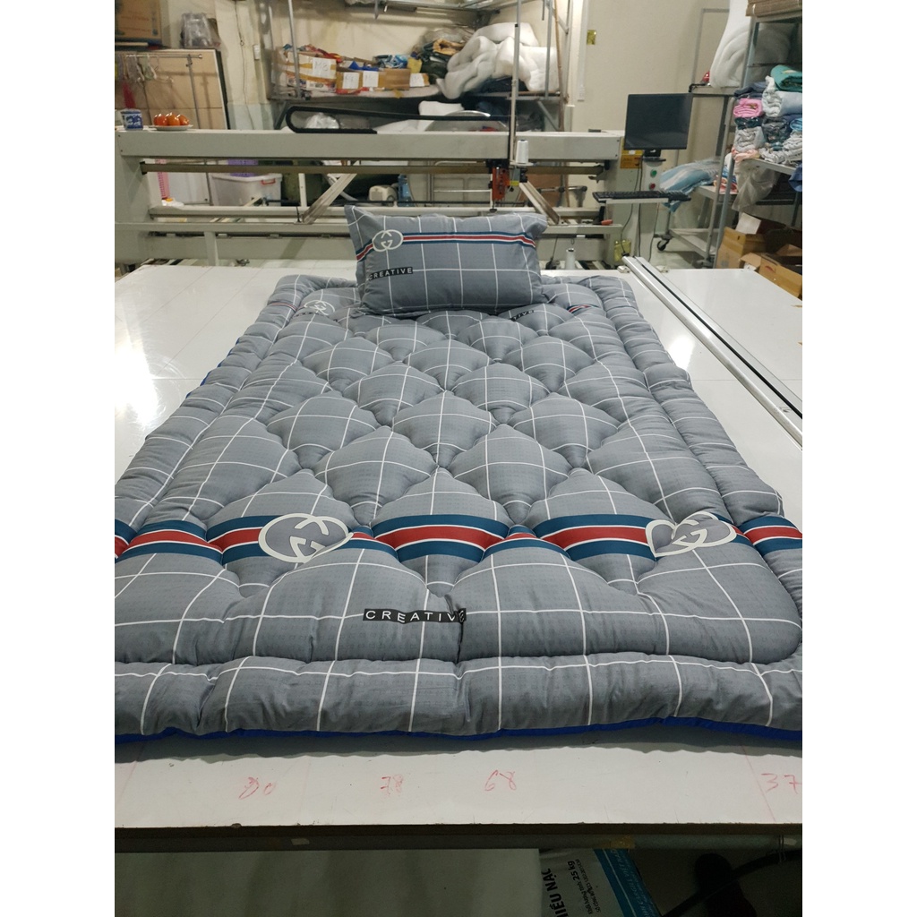 NỆM TRẢI SÀN KIÊM ĐỆM TRẢI GIƯỜNG TẶNG KÈM TÚI