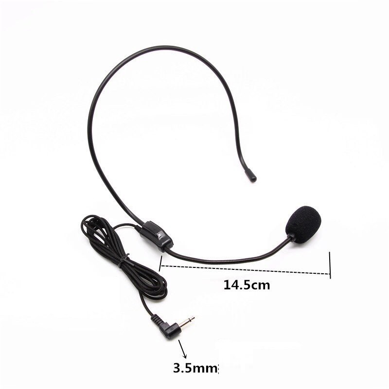 Microphone APORO chính hãng đeo tai có dây giắc cắm 3.5mm