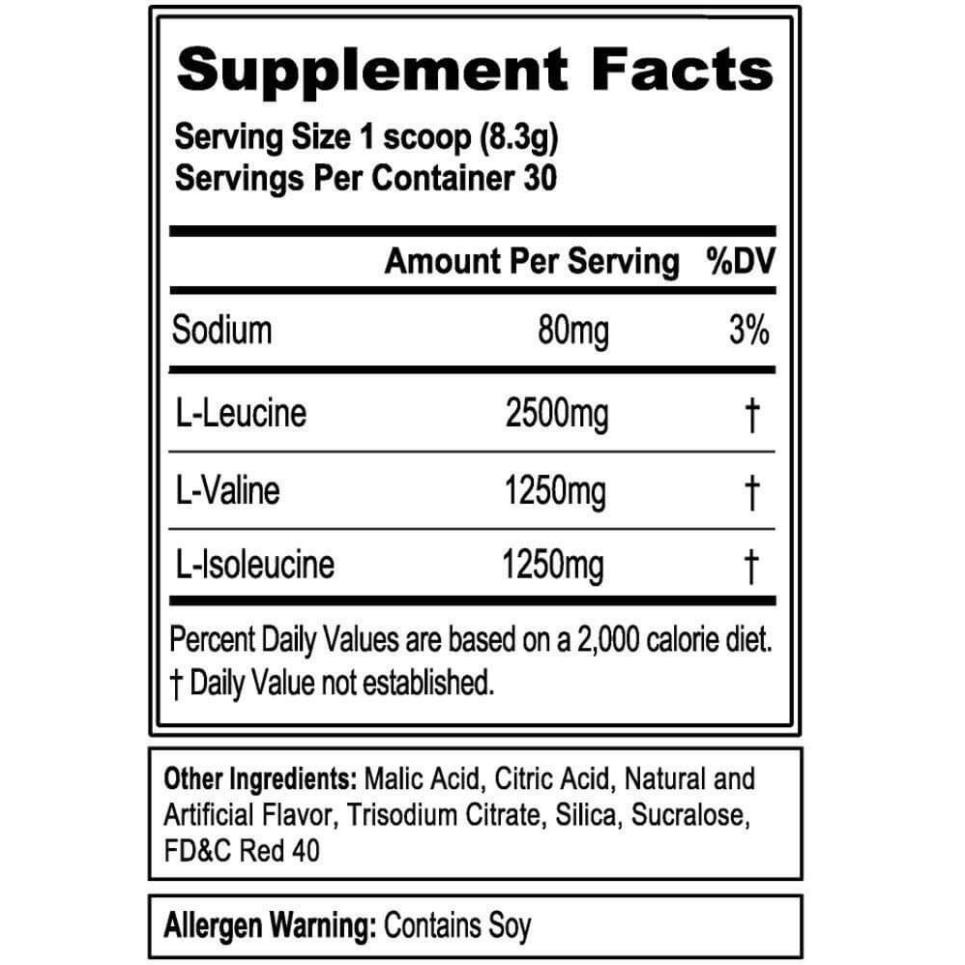 [SALE XẢ KHO] Thực Phẩm Bổ Sung Hỗ Trợ Phục Hồi Cơ Bắp EVL Bcaa 5000 ( 30 lần dùng ) - Chính hãng