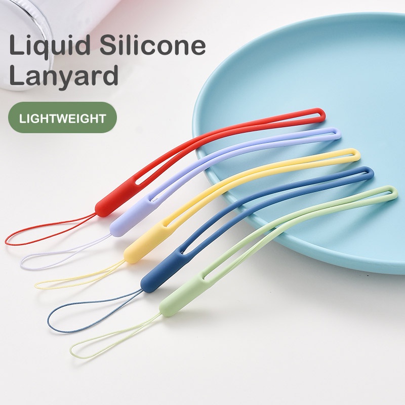 Dây Treo Điện Thoại Bằng Silicon Dẻo Mềm Chống Thất Lạc Nhiều Màu Sắc