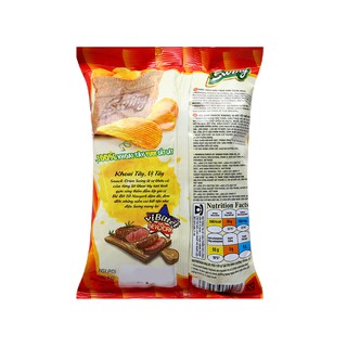 Snack khoai tây O'Star Swing vị bít tết 48g
