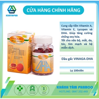 Dầu gấc vinaga-dha - dầu gấc viên nang - vinagac