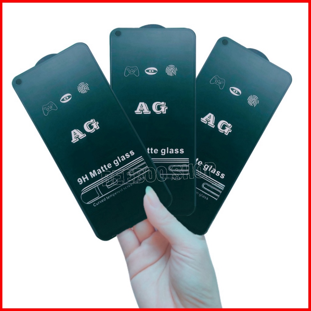 [AG NHÁM CAO CẤP] Kính Cường Lực Samsung A11 - Full màn hình - Nhám phủ Nano Cao cấp - Chống vân tay