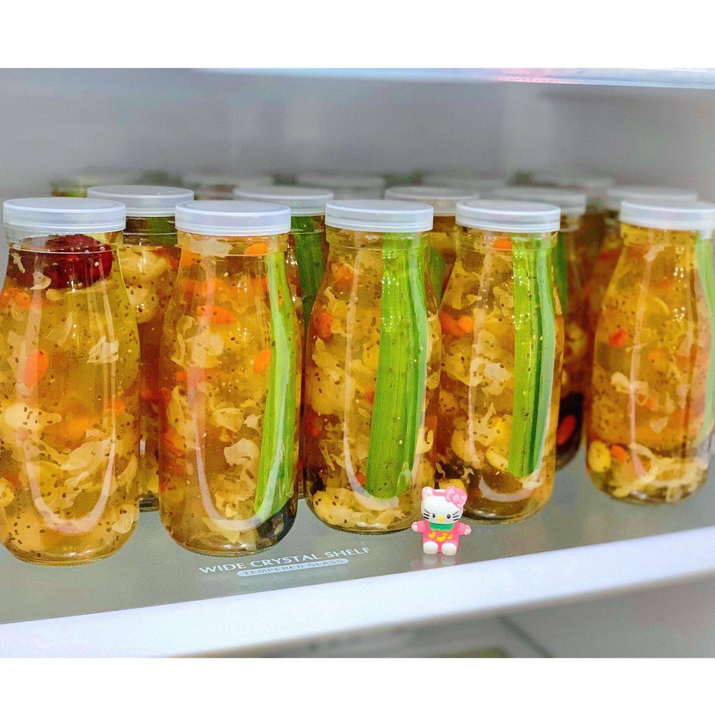 CHÈ TUYẾT YẾN DƯỠNG NHAN 12 VỊ, set nấu 30 chén/ 10 15 chai 330ml