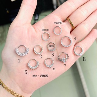 khuyên bật khất / nạm đá thời trang