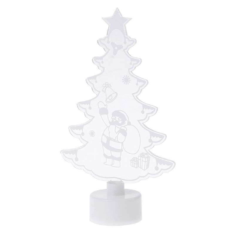 Đèn LED Ban Đêm Hình Ông Già Noel 3D Thay Đổi Màu Sắc