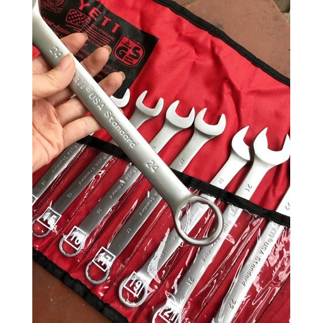Bộ cờ lê Yeti 14 chi tiết từ 8-24mm