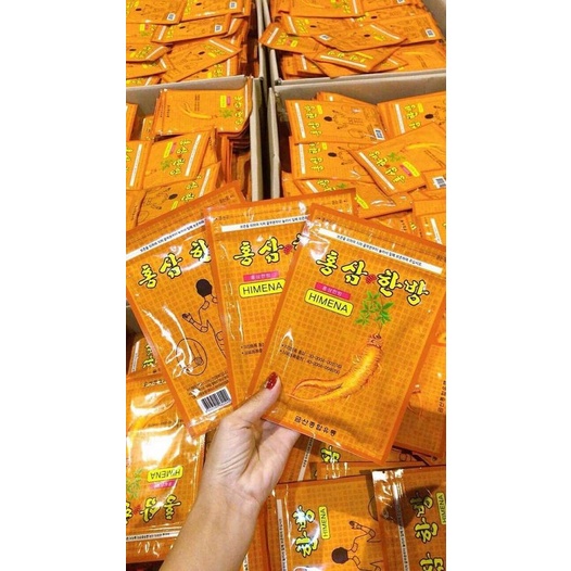 Miếng cao dán hồng sâm Hinema
