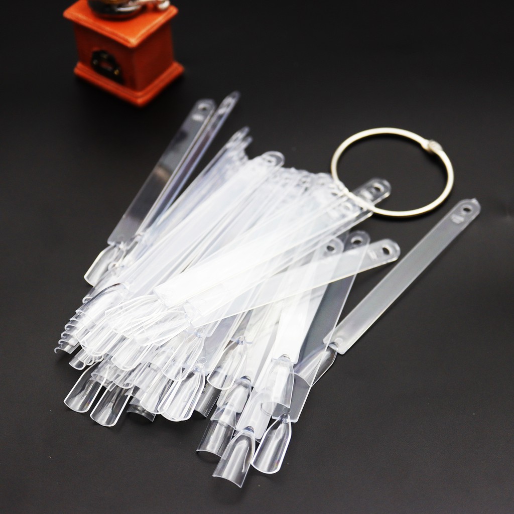 Móng que tập sơn, que móng giả tập vẽ đầu vuông Jeliva Chính Hãng set 50 cái