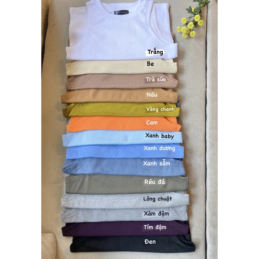 CieL Tanktop Áo Ba Lỗ Nữ XANH DƯƠNG