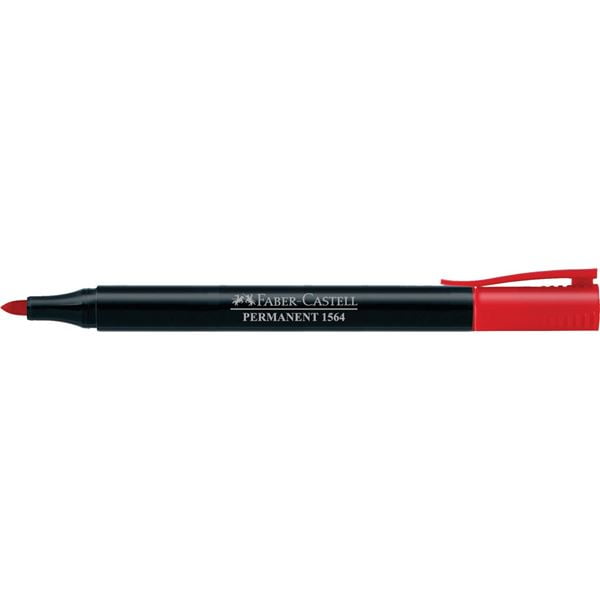 Bút đánh dấu vĩnh viễn red (đỏ) Faber 156421 - Faber-Castell