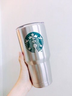 Ly giữ nhiệt YETI (Starbuck logo) + túi + ống hút