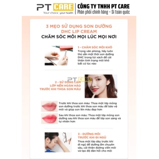 PT CARE | Son Dưỡng DHC Lip Cream