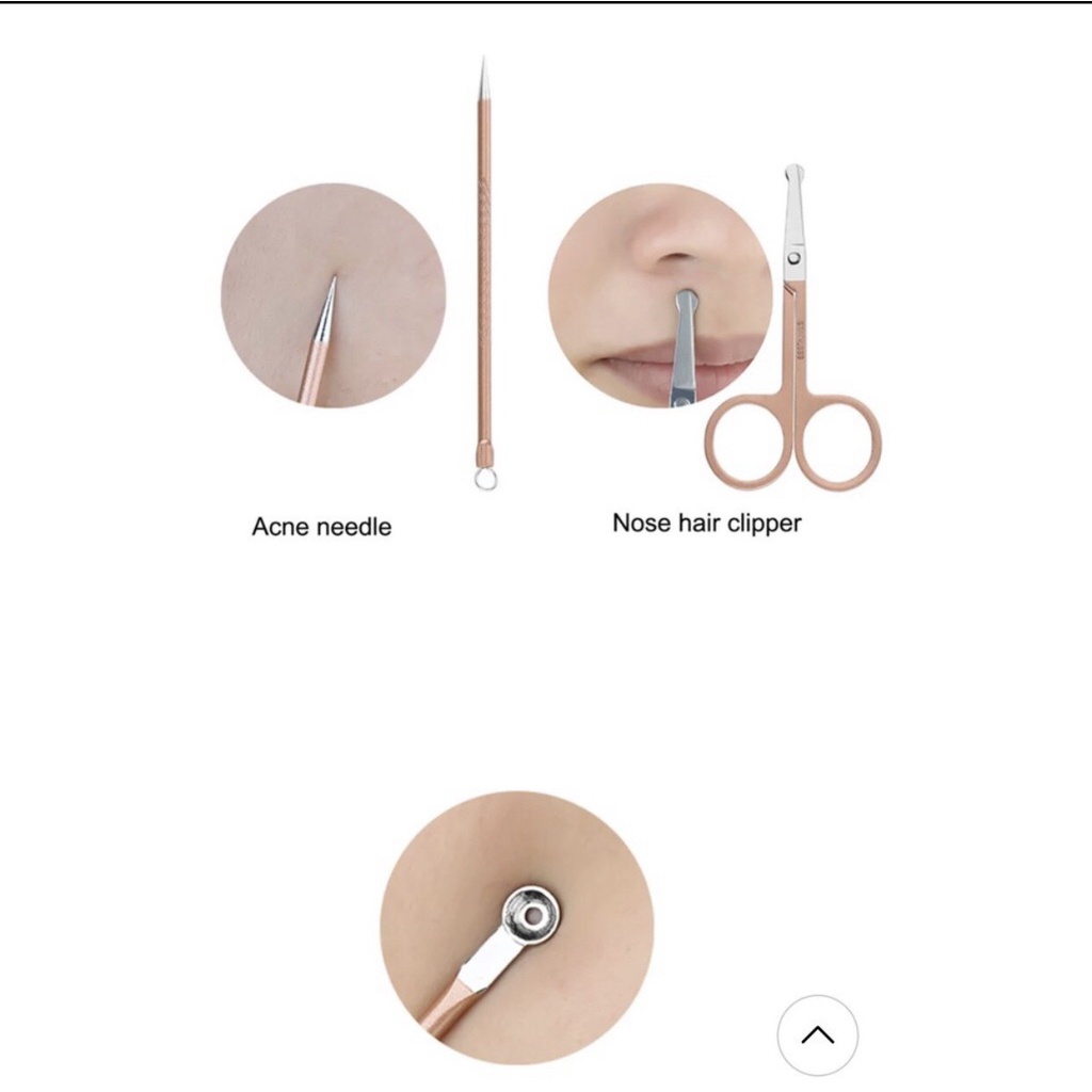 Bộ Kiềm/Bộ Dụng Cụ Làm Móng Tay 18 Món Bằng Thép Không Rỉ ❤Hàng Đẹp❤Màu Hồng Xinh Xắn