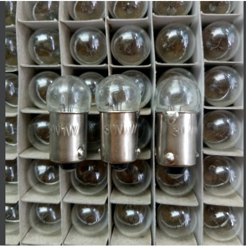 Bóng Đèn Sợi Đốt G11x23mm 6.3V/ 30V 1W Đuôi Gài 9mm BA9S