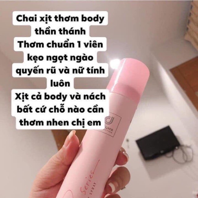Xịt Thơm Body Designer Collection Rseries Spray Ho
